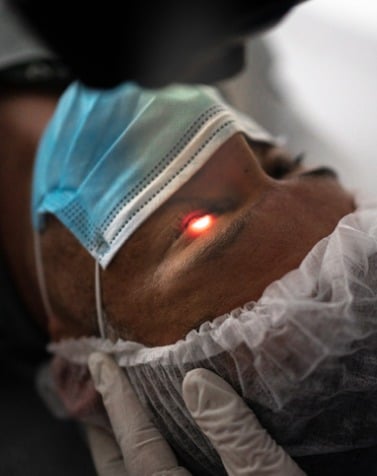 patient on an eye surgery picture id1272404848